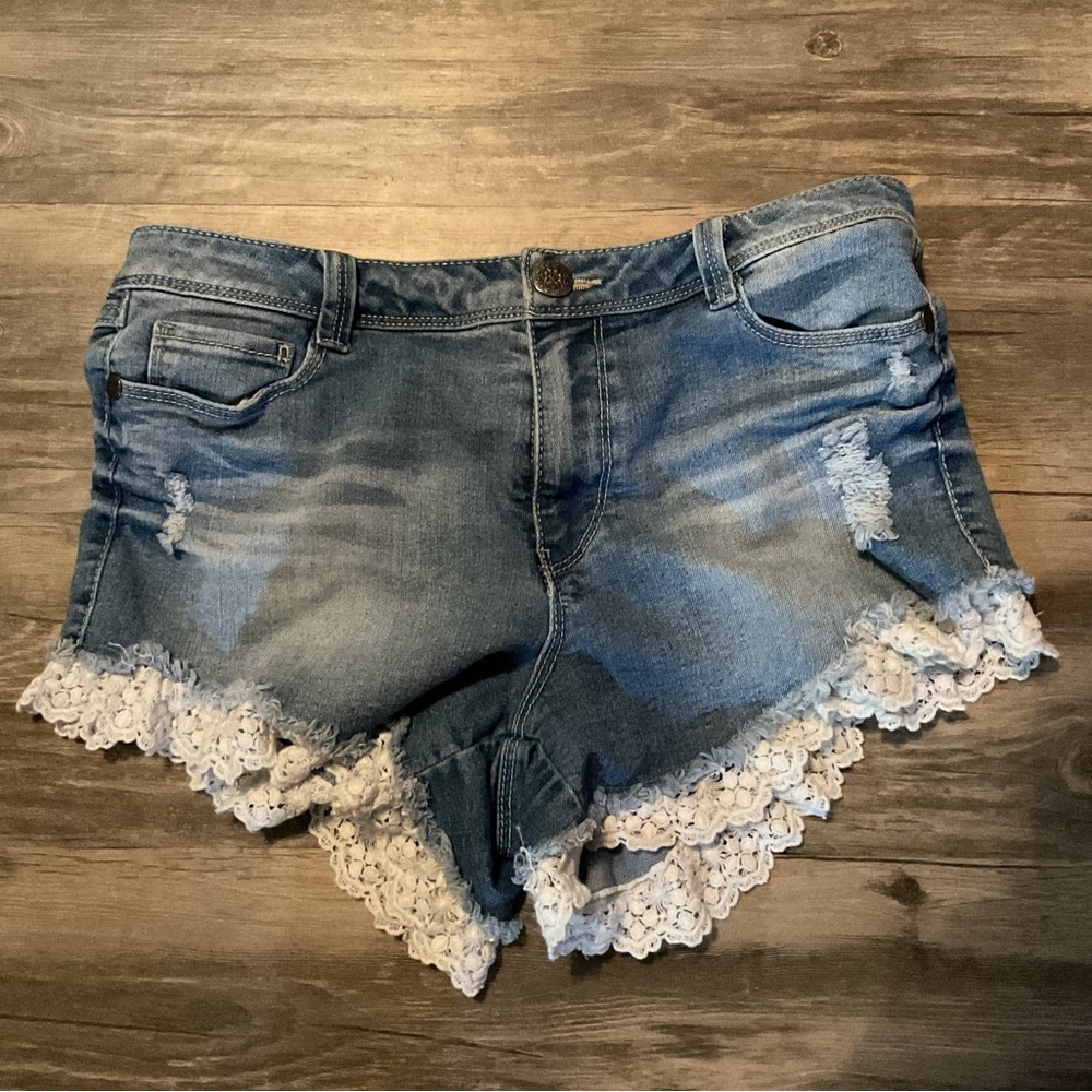 Blue Spice Denim Shorts